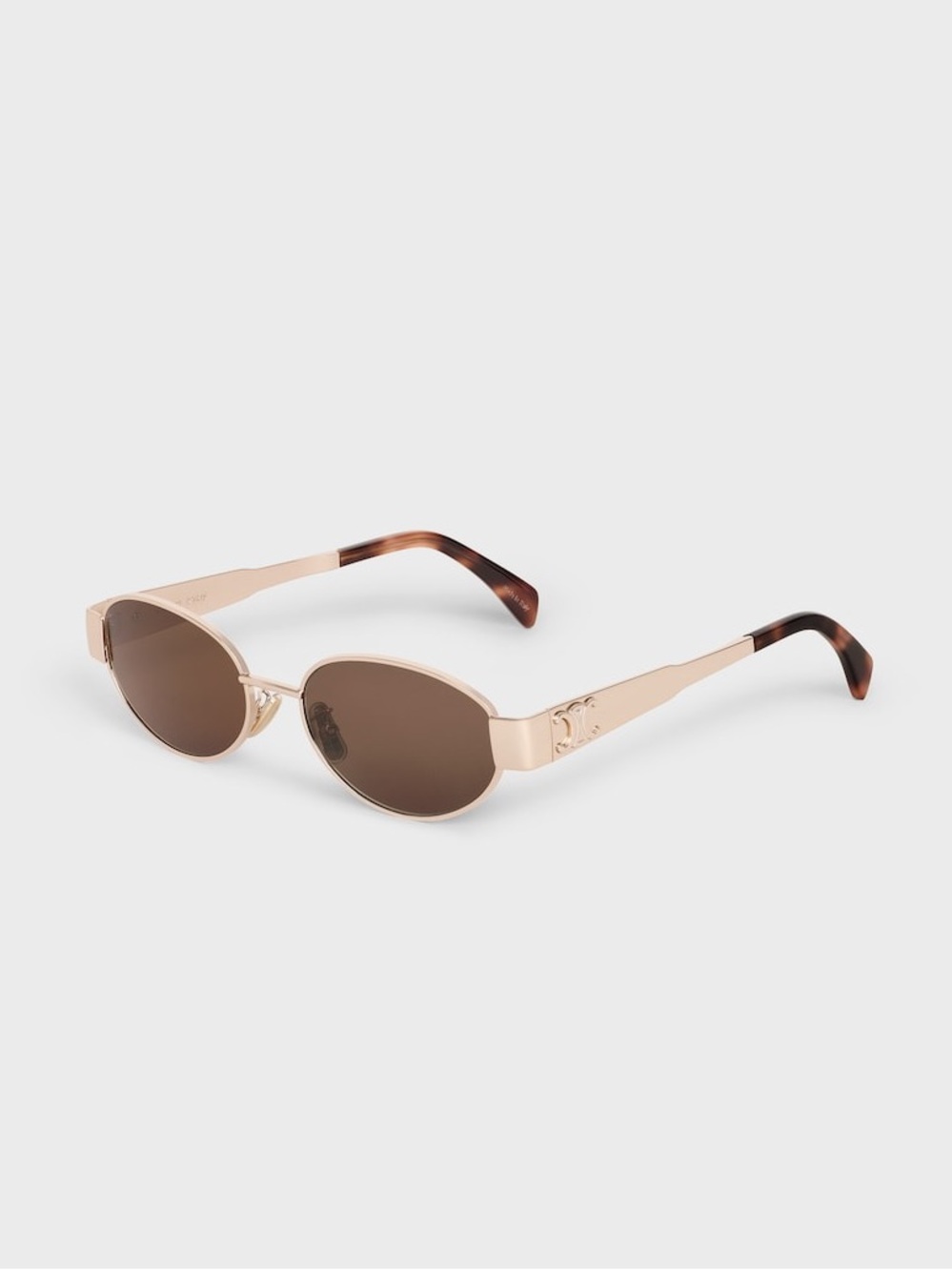 Celine Triomphe Metal 01 Sunglasses In Metal
